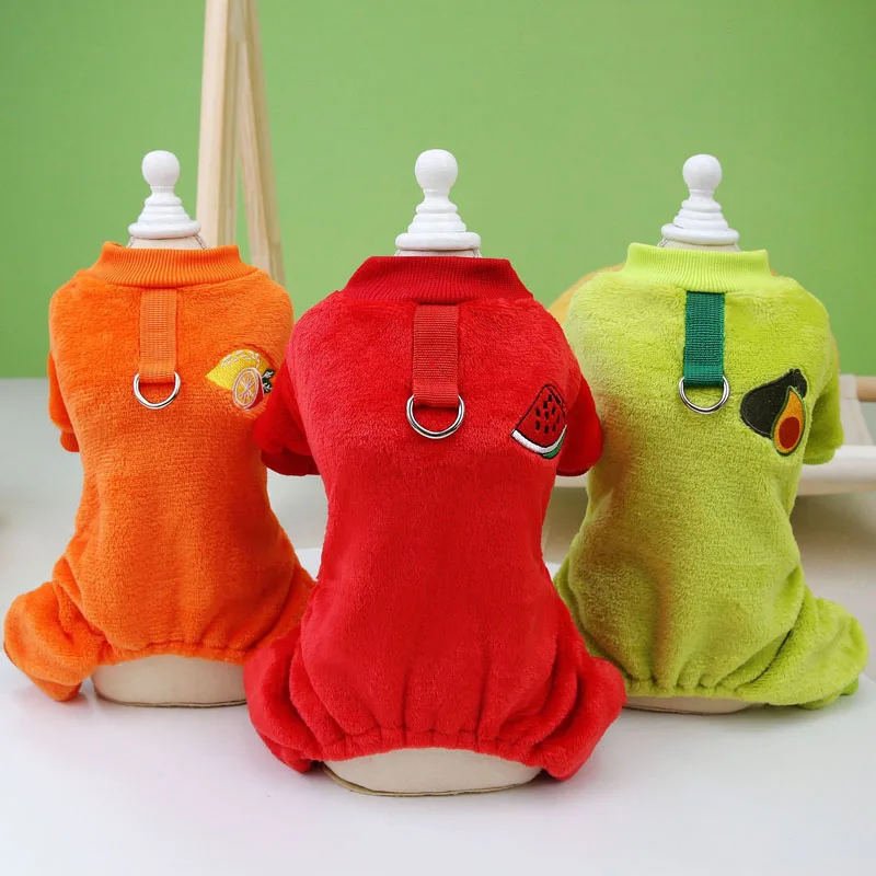 Ropa para perros, pijamas de lana de invierno, mono para perros pequeños y medianos, Chihuahua Yorkie, mono para mascotas, disfraces, monos para cachorros, mono XS