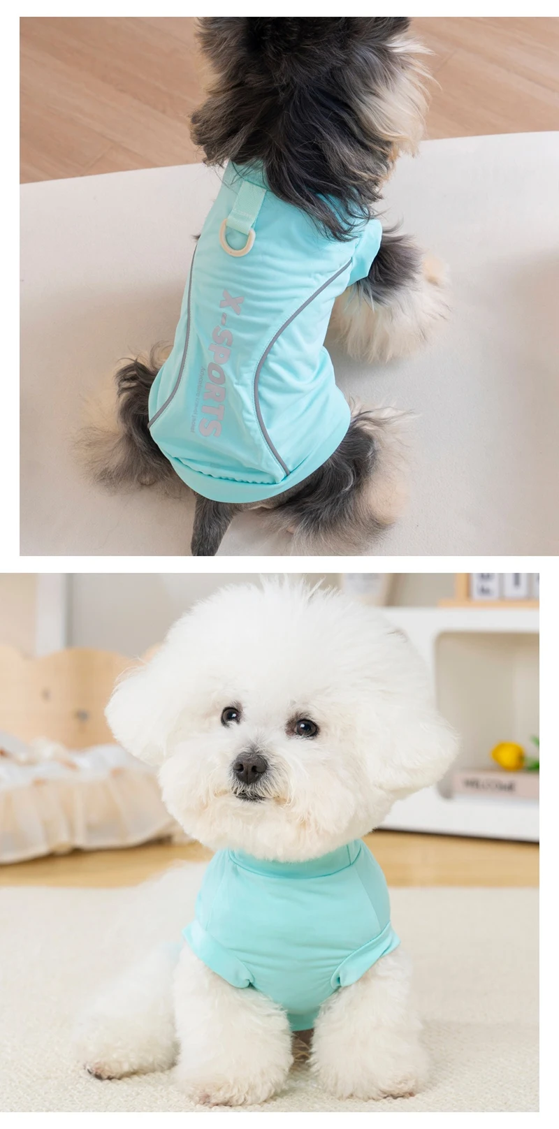 Camiseta sin mangas de verano para perros York pequeños y medianos - imagen 3