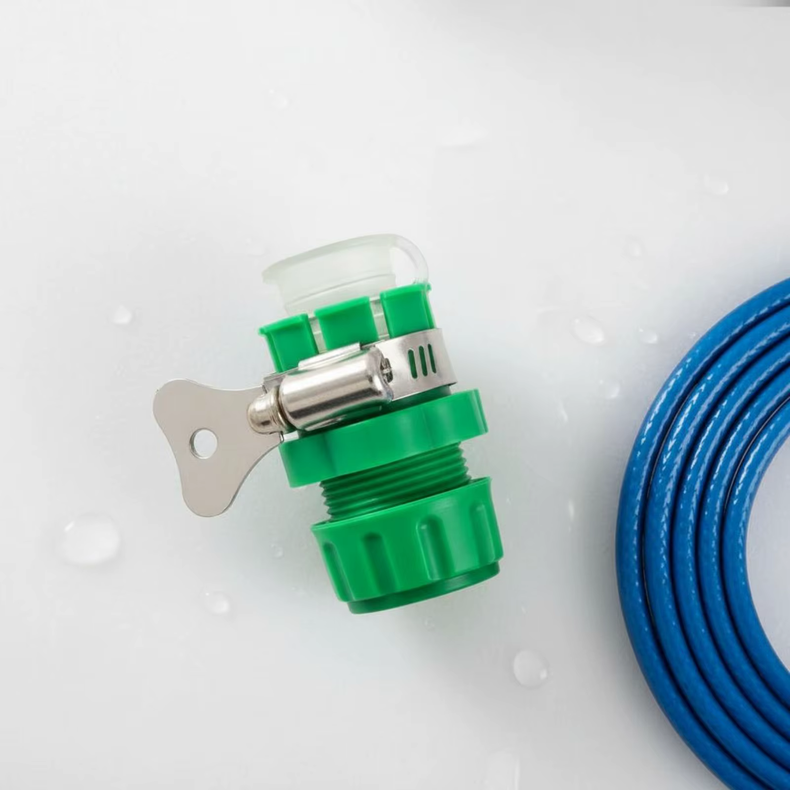 Conector de manguera con grifo anti-fugas para bañar gatos y perros - imagen 4