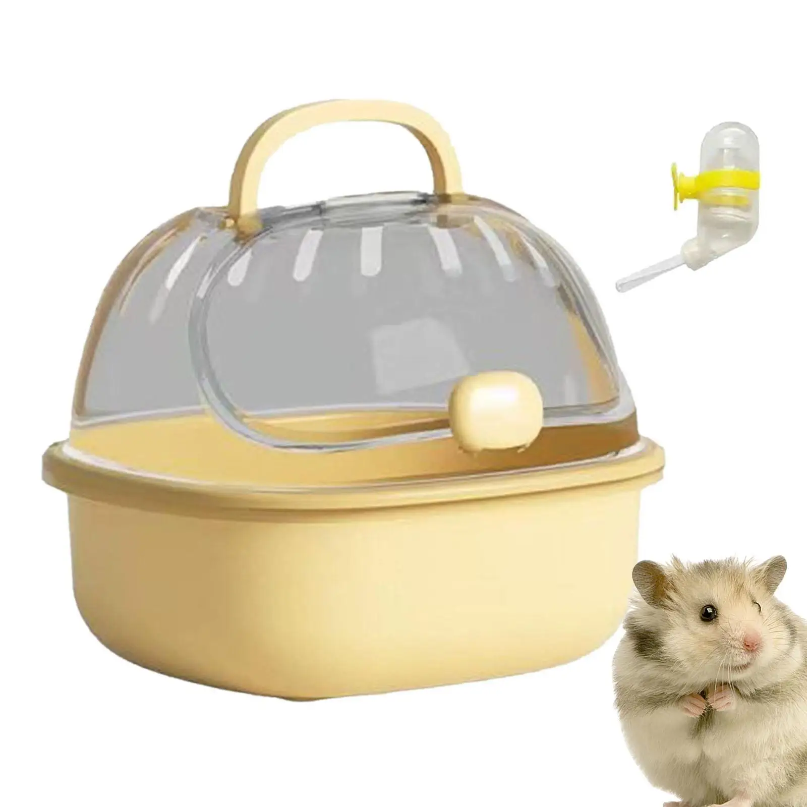 Hamster Carry Case Cage Travel Mice Travel Case Small Animal Carry Case for Outdoor Chinchilla Hedgehog Vacation Dwarf Hamster