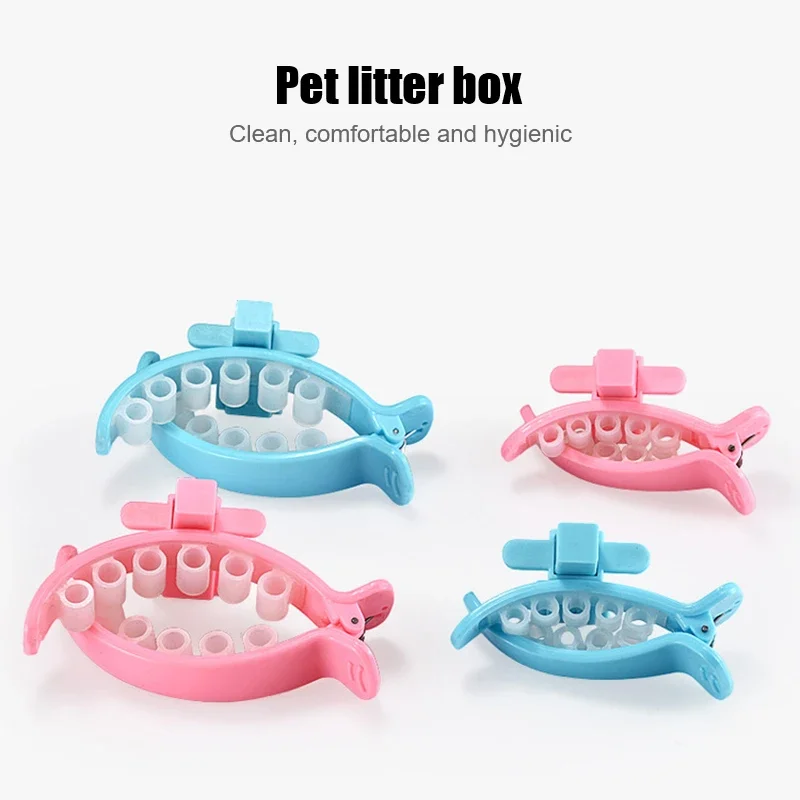Dispensador de bolsas de basura para perros y mascotas, recogedor de inodoro creativo para cachorros, Clip trasero, bolsa de excrementos de residuos para gatos, herramienta de limpieza de basura portátil - imagen 3