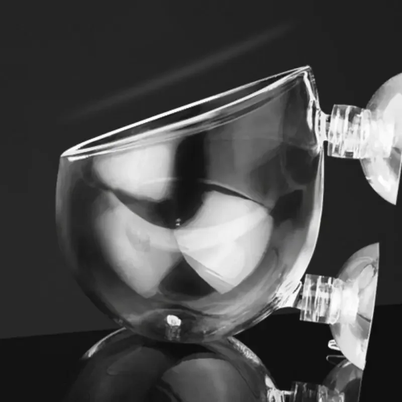 Soporte para plantas de acuario, maceta de cristal para plantas acuáticas con ventosas para decoraciones de peceras - imagen 5