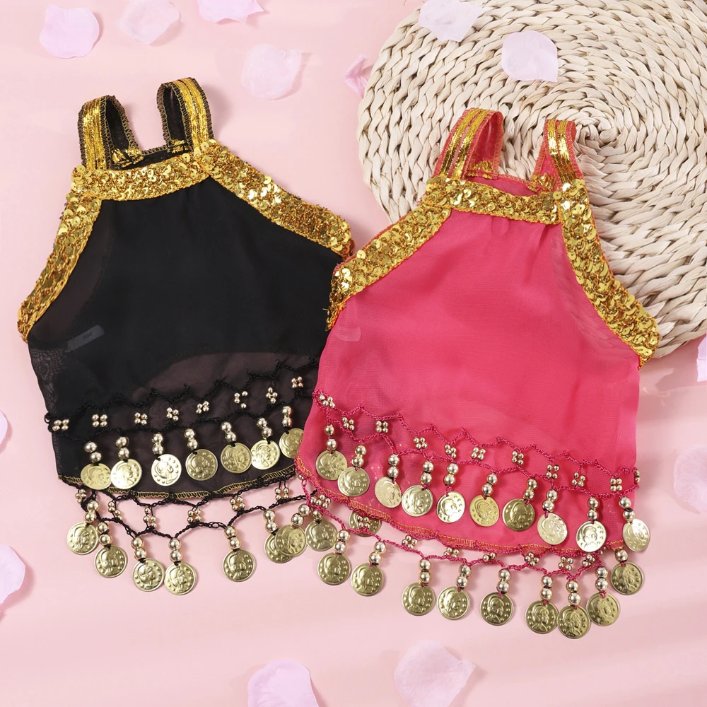 Vestido de princesa de gato pequeño sin mangas, decoración de campana, falda de gato bonita para todas las estaciones, vestido transpirable para perro, accesorios de ropa - imagen 5