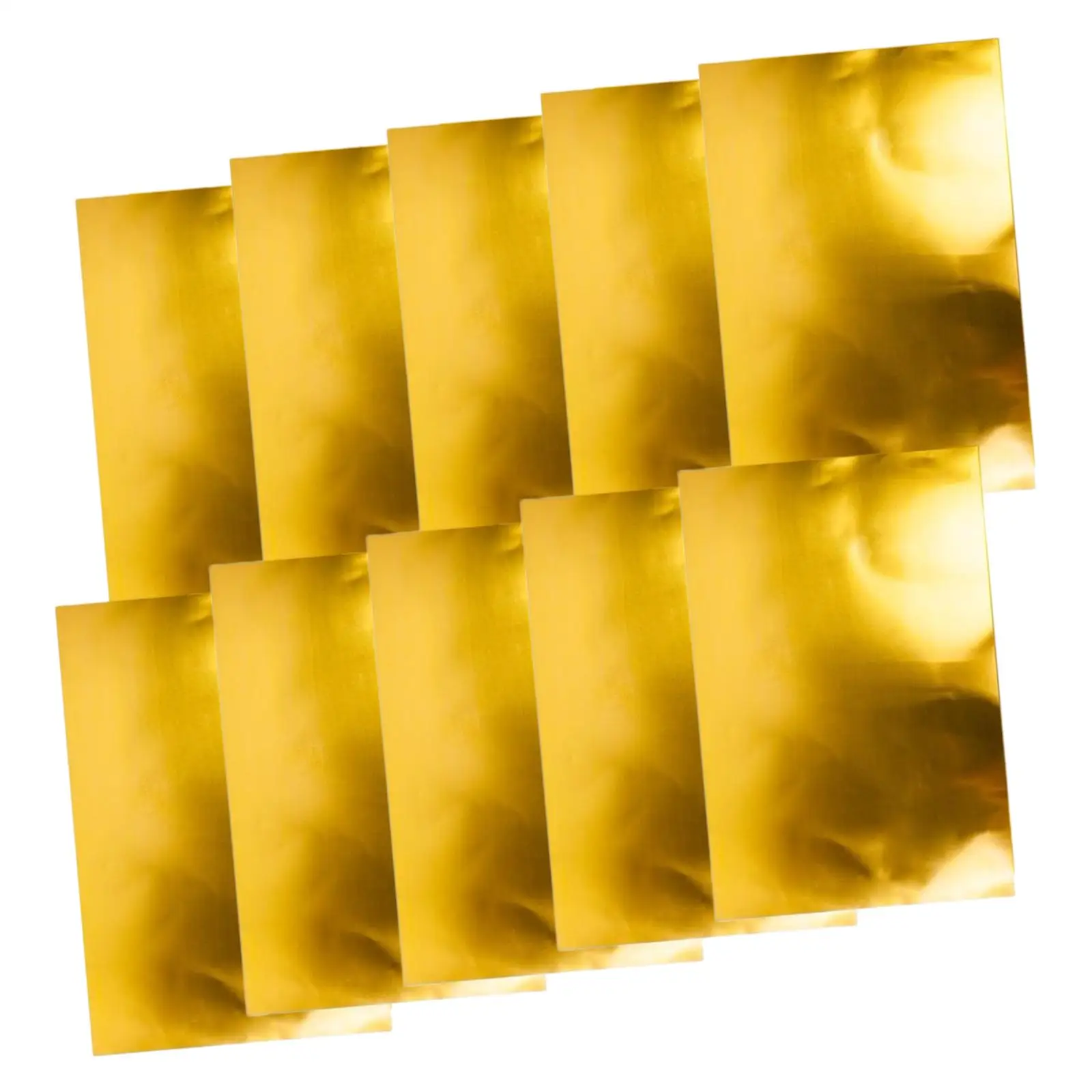 10x Metallic Paper Sheets,Shimmering Paper Reflective Sheet Foil Metallic Cardstock for DIY Craft Poster Cardmaking Scrapbooking