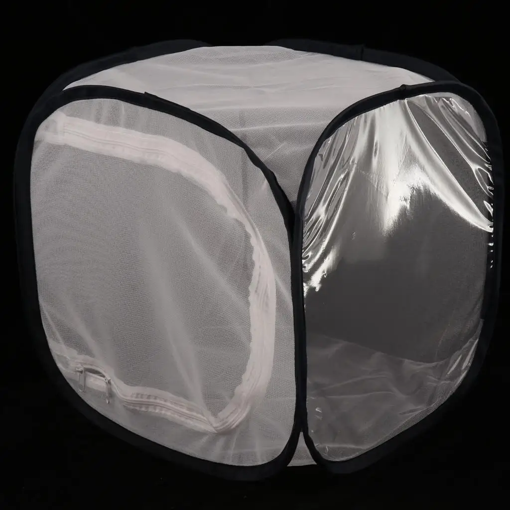 Butterfly Habitat Cage,Foldable Insect Habitat Cage Terrarium Up,Easy Zip-Open