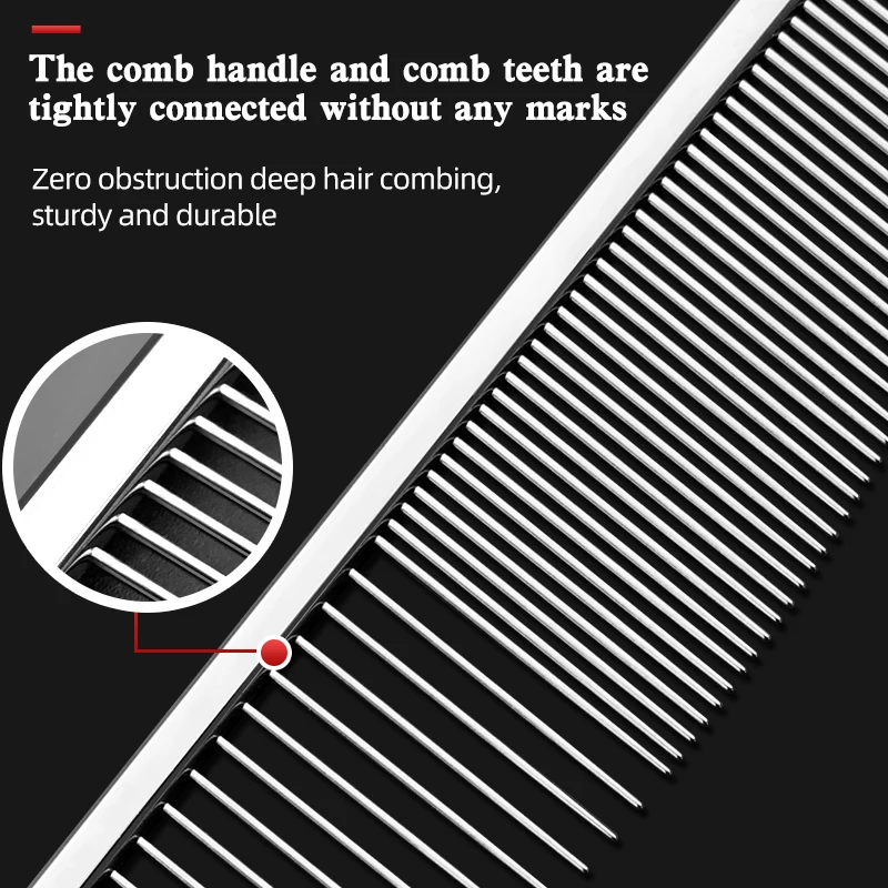 Peine de belleza para mascotas con forma de media luna o Luna, peine de aseo facial fino, dientes de boca de peluche bonitos y más fáciles de peinar, pelo de perro, nuevo estilo - imagen 4