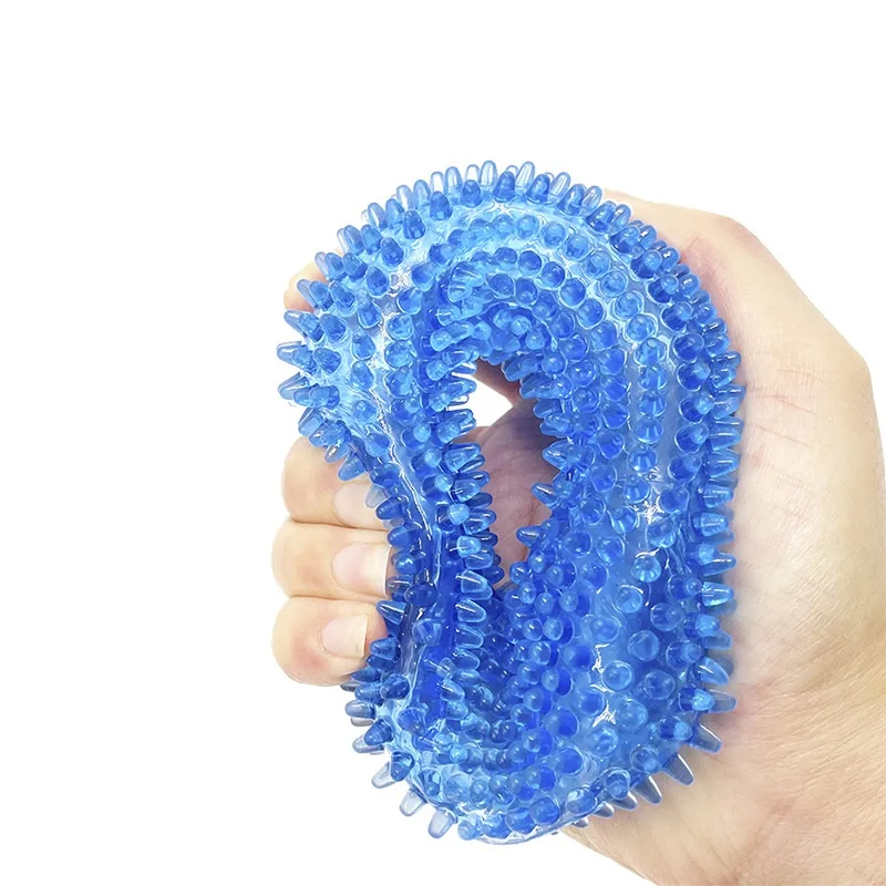 Mordedor chirriante para cachorros – Juguete masticable interactivo resistente - imagen 5