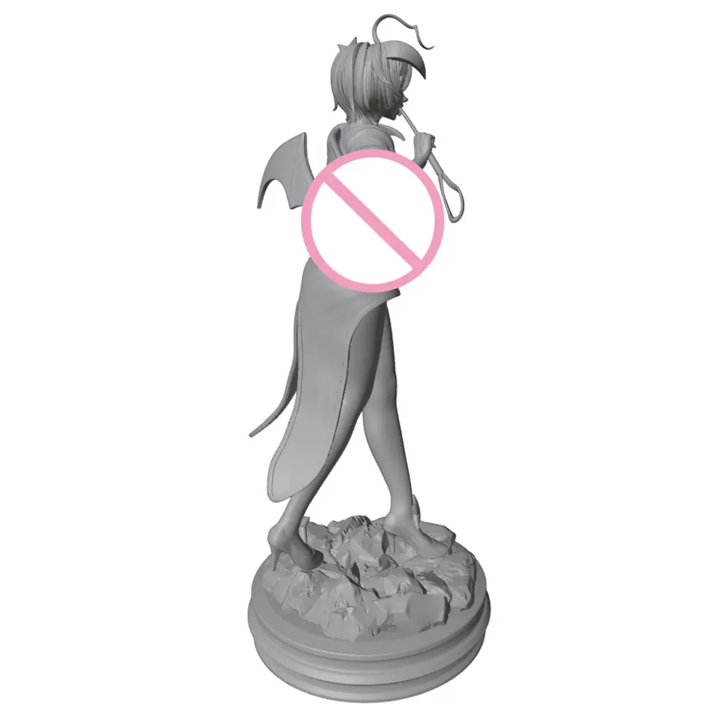 Kits resina gris 3D sin montar ni pintar – Muñeca sexy no gatos perros - imagen 4
