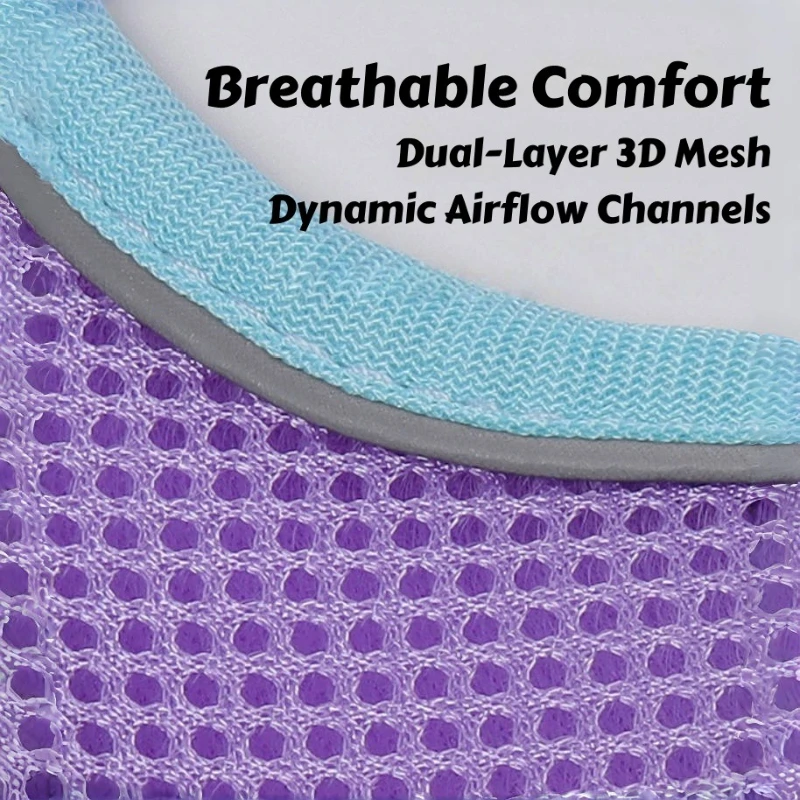 Arnés de verano para gatos y perros pequeños: chaleco resistente a la fuga con malla transpirable y correas de dos tonos para aventuras al aire libre - imagen 4