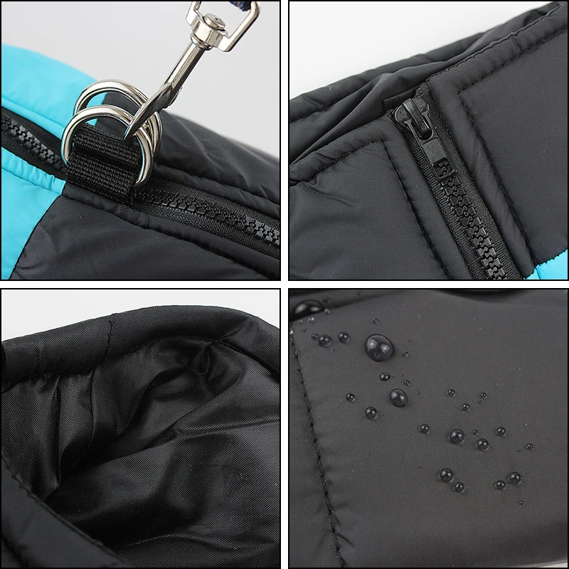 Chaleco cálido de invierno para perros, chaqueta de S-7XL, ropa para mascotas para perros pequeños, medianos y grandes, Doberman, pastor alemán, galgo, ropa para mascotas - imagen 3