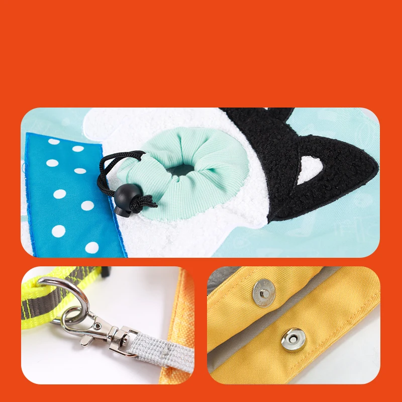 Bolsa transportadora ligera para mascotas para gatos de menos de 15 libras, bolso acolchado acolchado con Clip de correa de seguridad, transporte portátil cómodo - imagen 4