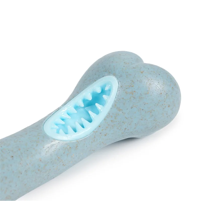 Juguete de dentición para perros, hueso Artificial resistente a las mordeduras, entrenamiento interactivo, limpiador Dental para cachorros - imagen 2