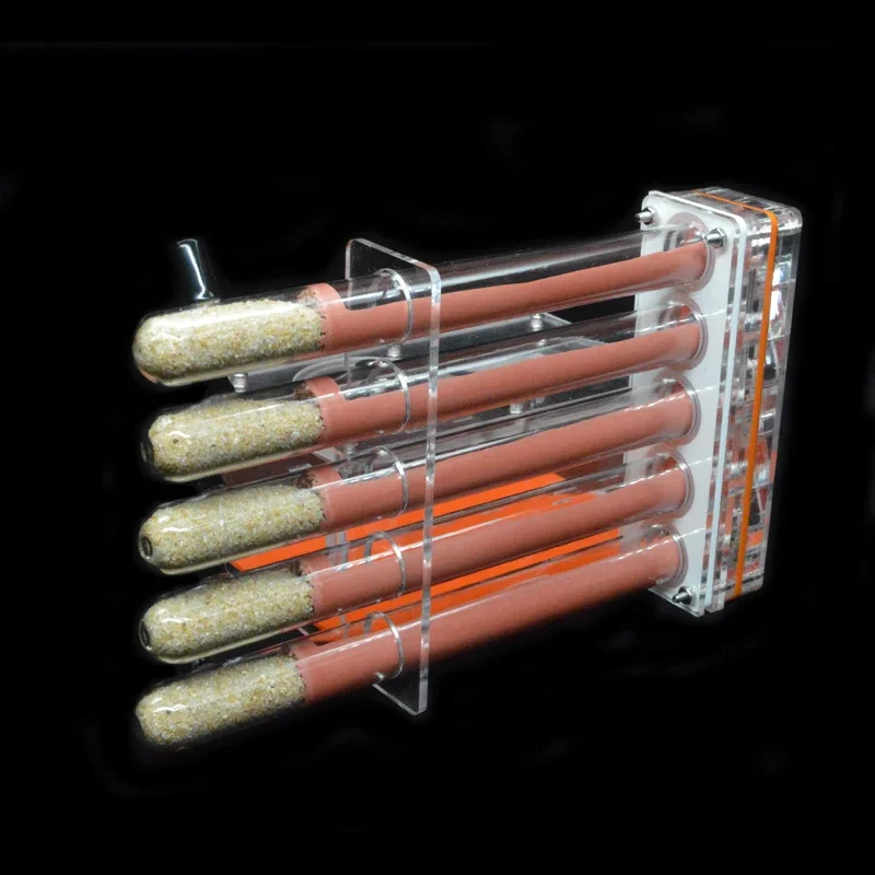 DIY acrílico granja de hormigas 5 uds 18-180mm nido de tubo de ensayo de yeso con área de alimentación antill para mascotas taller casa de hormigas Castillo de nido de hormiga de reina - imagen 4