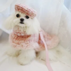 Capa Navideña a cuadros para perro – Abrigo de felpa suave y cómoda