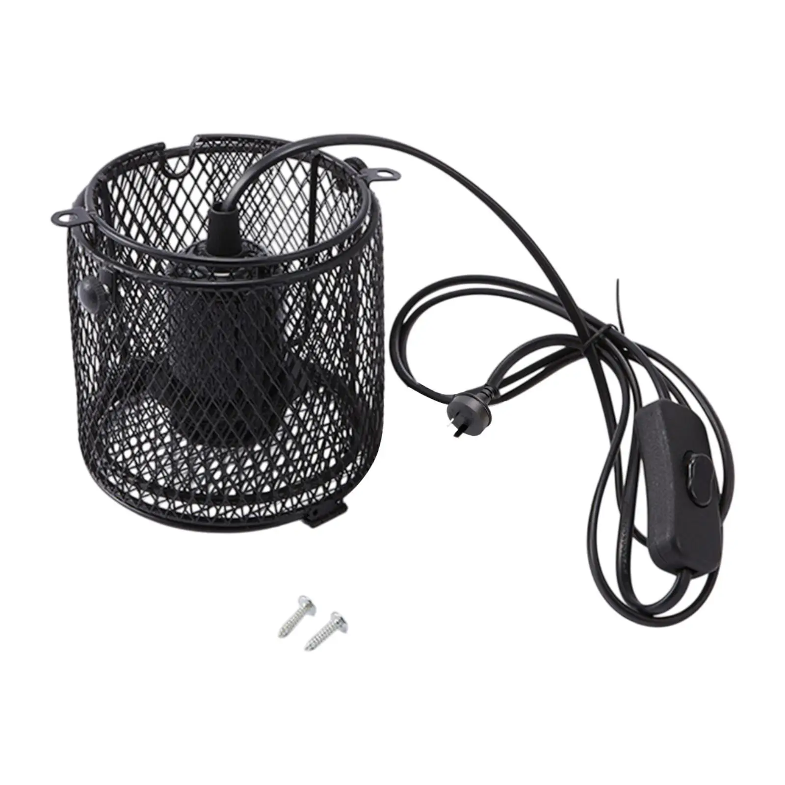 Reptile Heat Lamp Guard Basking Heater Lamp Cover for Amphibian Turtle Chick