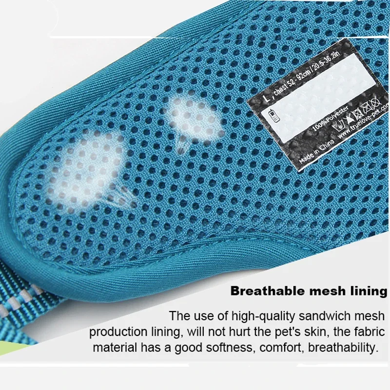 Winhyepet-arnés de pecho de nailon para perro, chaleco reflectante ligero de 3M, accesorios cómodos para Bulldog, cachorro, Bulldog francés - imagen 4