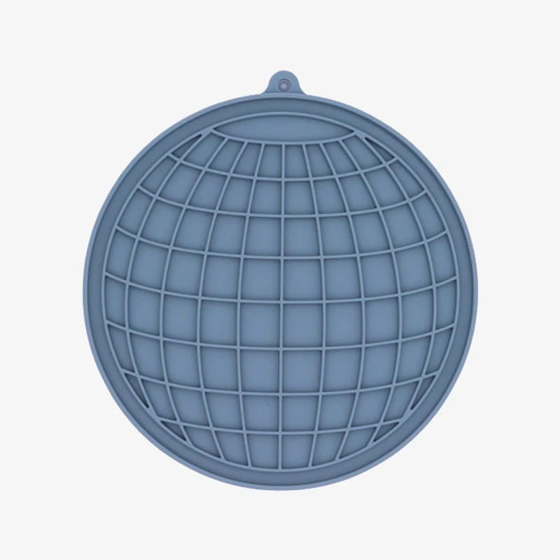 Alfombrilla redonda de silicona para lamer mascotas, alimentador lento con succión, Mantel Individual para mascotas, antiasfixia, tazón de alimentación de silicona, dispensador de alimentos - imagen 5