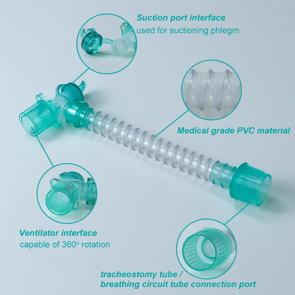 Tubo extensión PVC para respiración de gatos y perros – Ajustable 360° - imagen 2