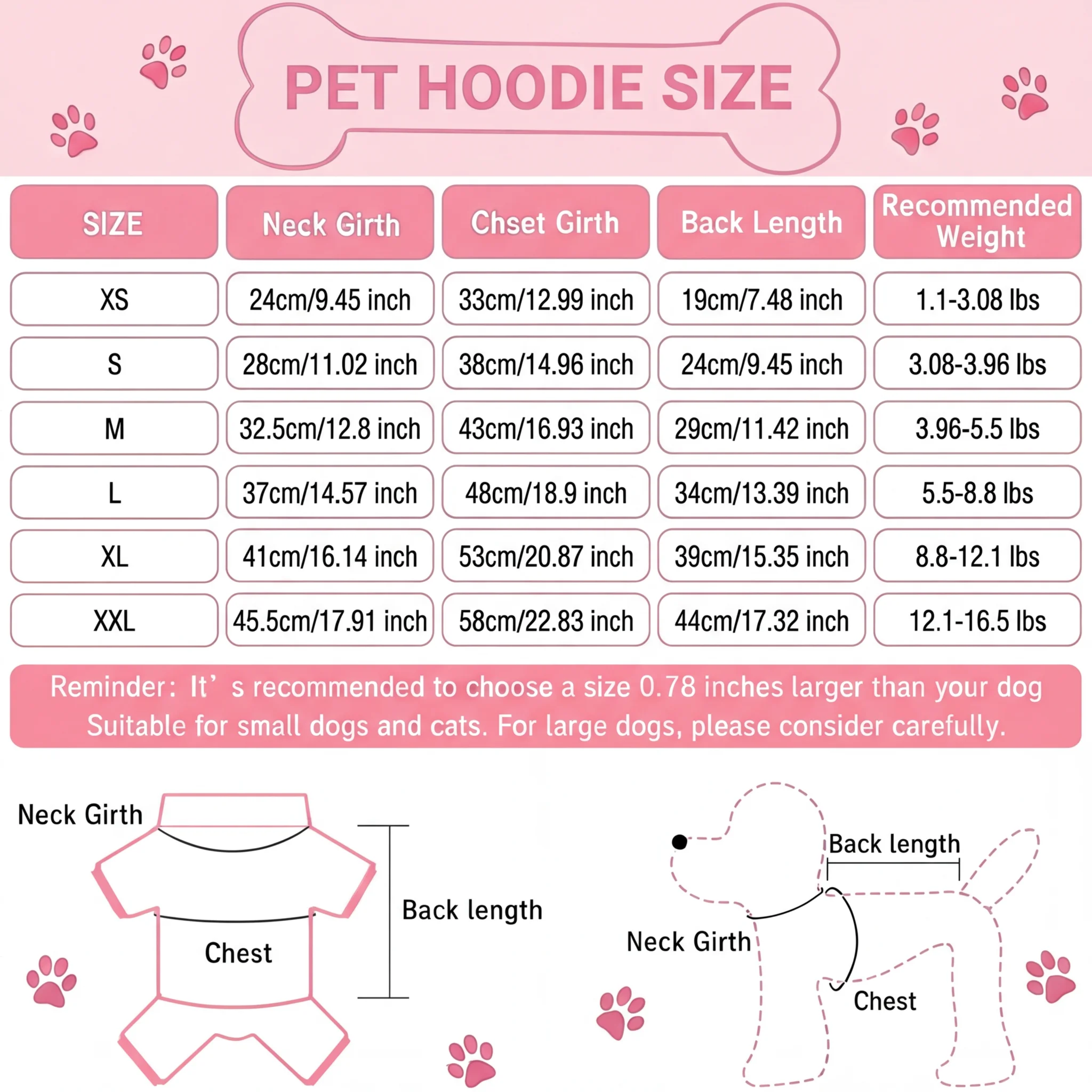 Sudadera para perro con estampado gracioso y tejido suave negro - imagen 4