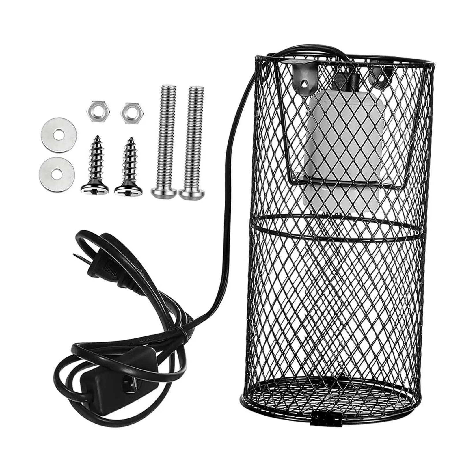 Parrot Cage Heating Lamp Cage Reptile Protection Lampshade Heat Lamp
