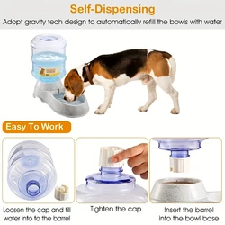 Comedero y bebedero automático para perros y gatos