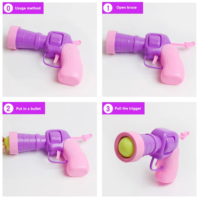 Juguete interactivo pistola giratoria de bolas para gatos interiores - imagen 5