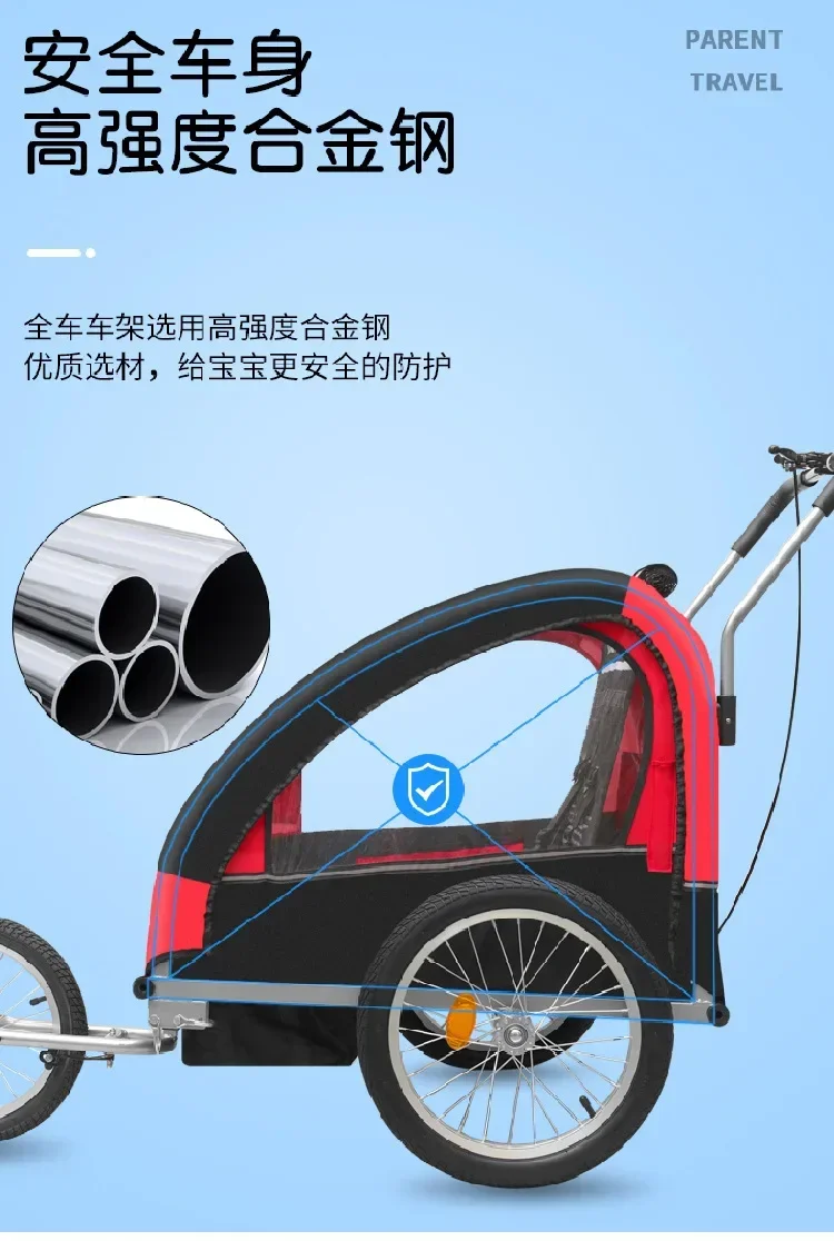 Remolque en bicicleta