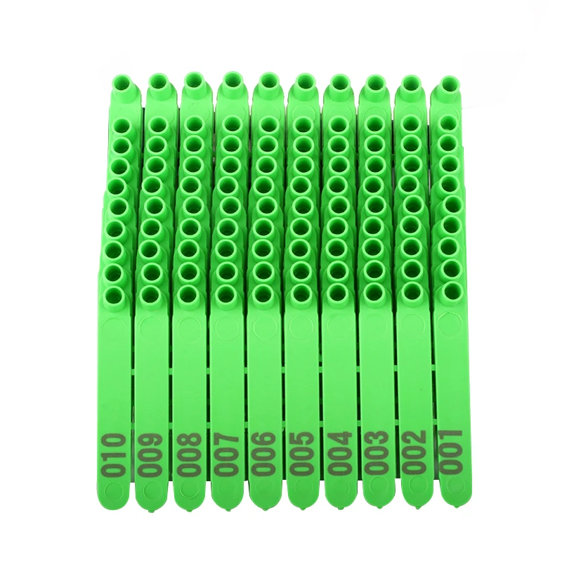 100 Pcs tags green