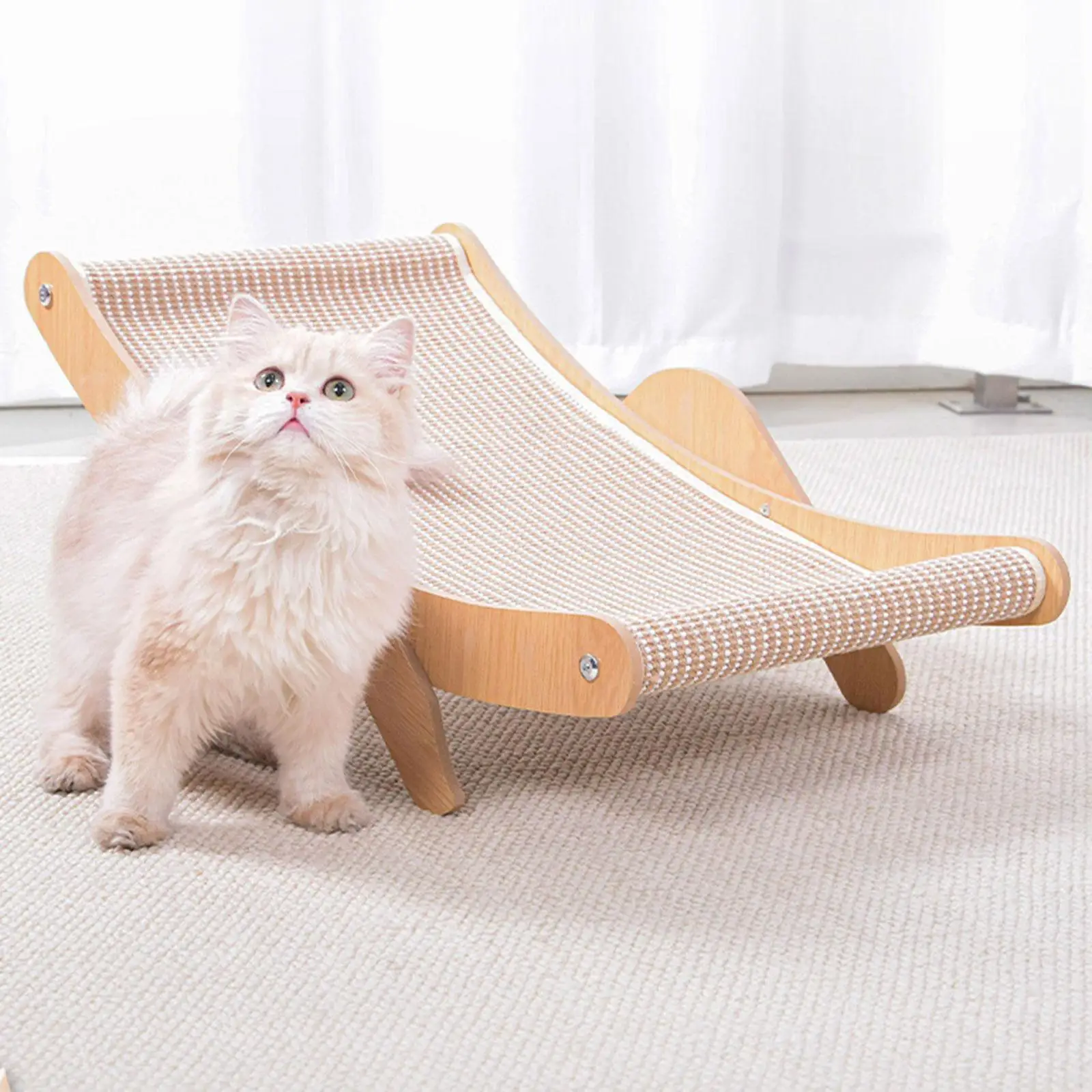 Sisal Cat Scratcher Bed Wear Resistant for Grinding Claw Furniture Protector