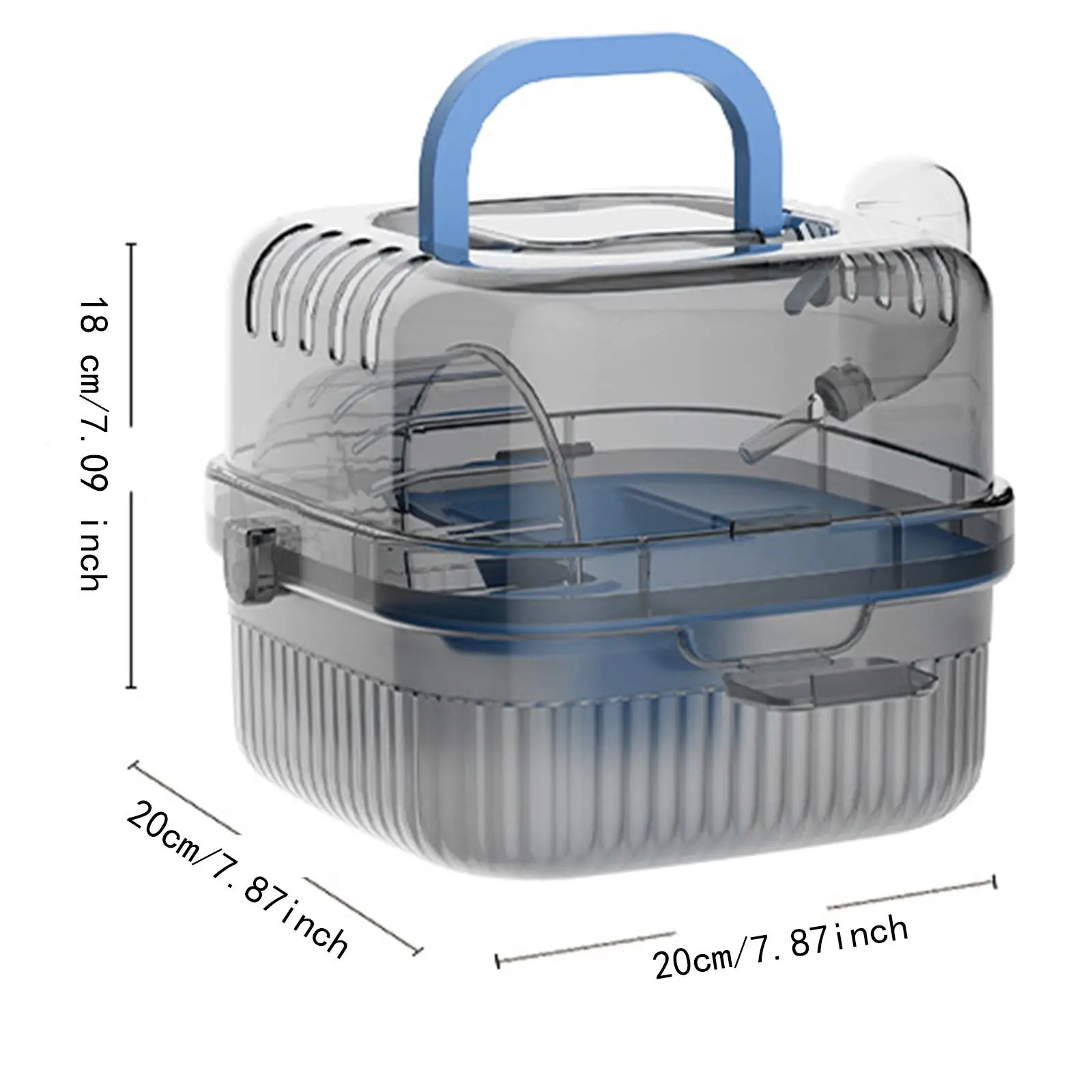Pet Carrying Cage Small Pet Container Portable Hamster Cage Hamster Carry Case Cage for Sugar Glider Hedgehog Rats Gerbils