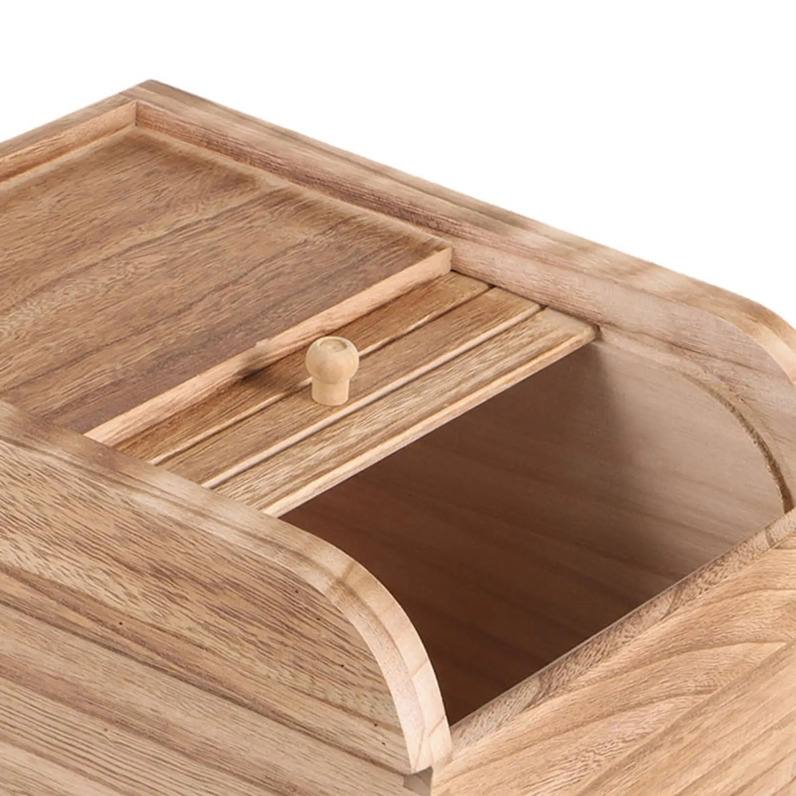 Rice Storage Container Dry Storage Rice Container Box Rice Dispenser Wood Food Container for Cereal Grains Flour Beans Rice