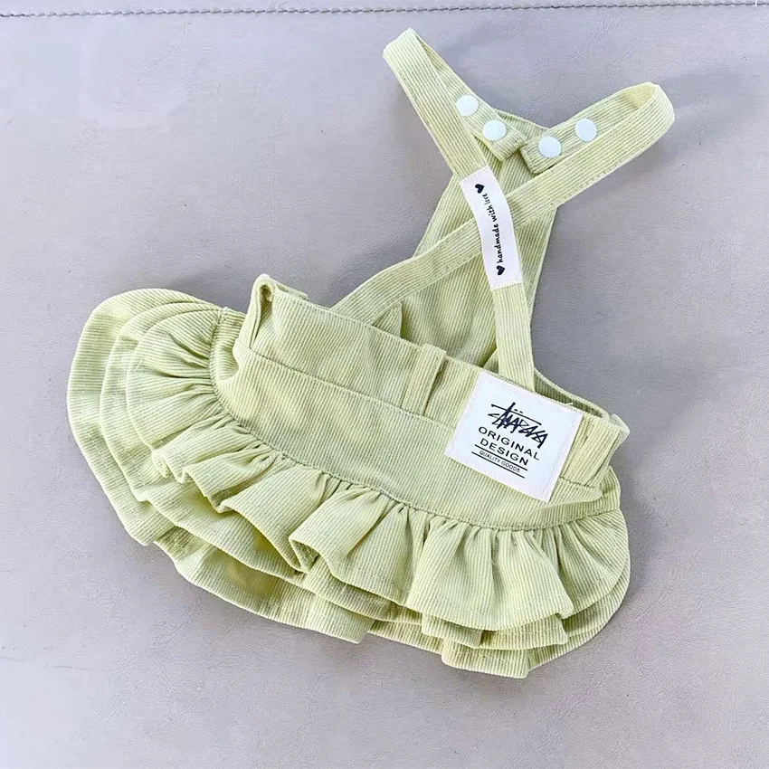 Falda midi con tirantes para perros, vestido de princesa para perros pequeños como Teddy Bichon, traje elegante para fiestas de perros, ropa al aire libre - imagen 5