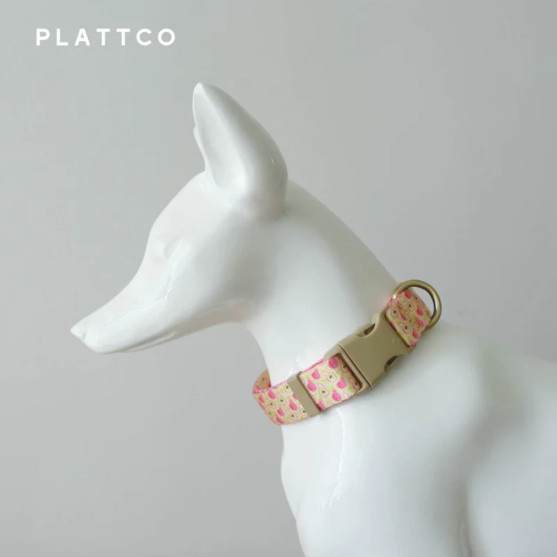 PLATTCO-Correa de nailon duradera para entrenamiento de perros, arnés para perros, Collar para mascotas de pera rosa, Collar de estilo único, pera rosa - imagen 3