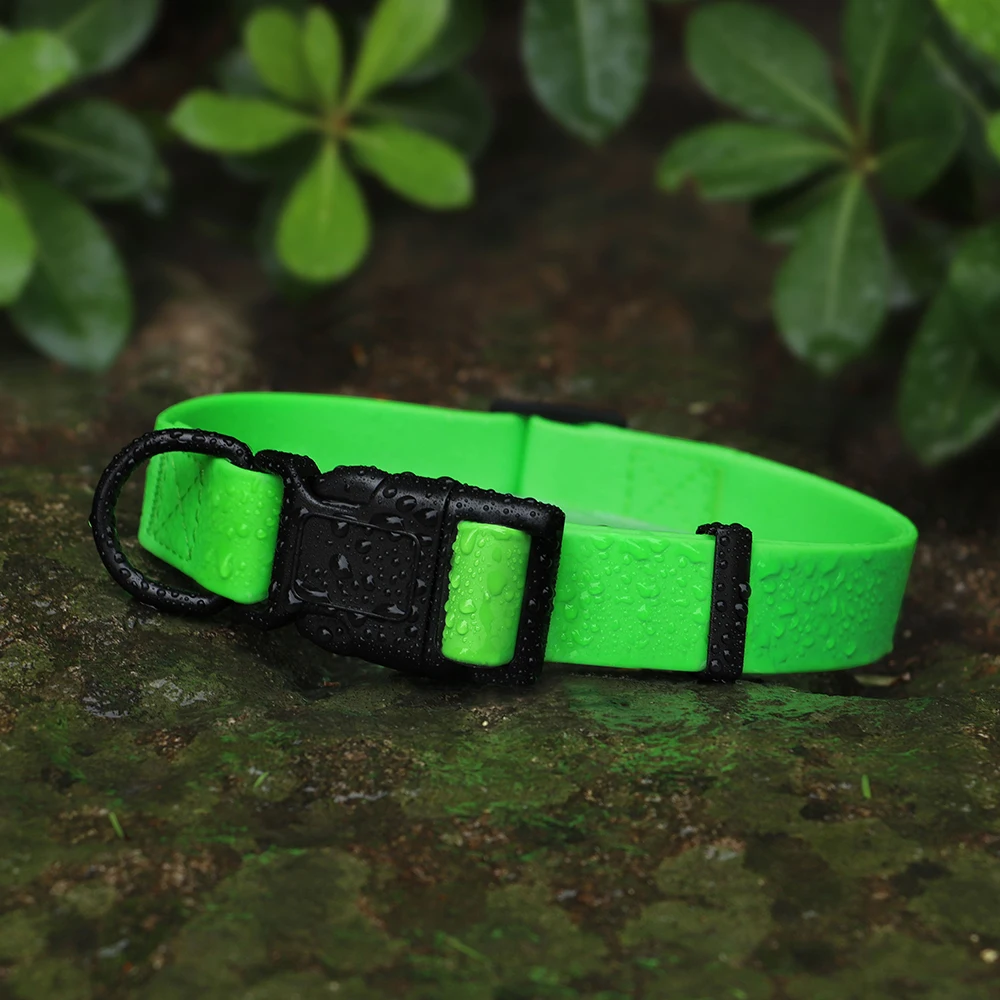 Collar de PVC para perro, Collar impermeable para perro y gato, collares antisuciedad fáciles de limpiar para perros pequeños, medianos y grandes, accesorios para mascotas - imagen 4