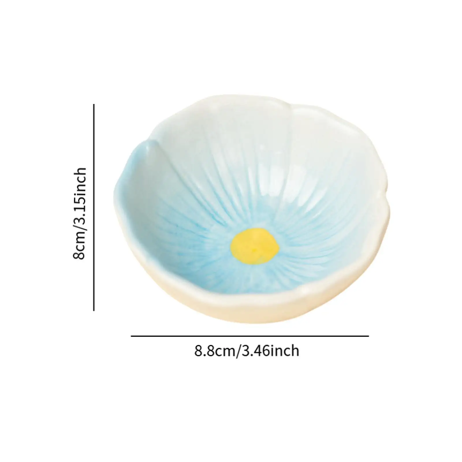 Hamster Ceramic Bowl,Small Animal Feeding Dish,Easy to Clean,Water Bowl,Hamster Food Dish,Guinea Pig Bowl for Gerbils Hamster