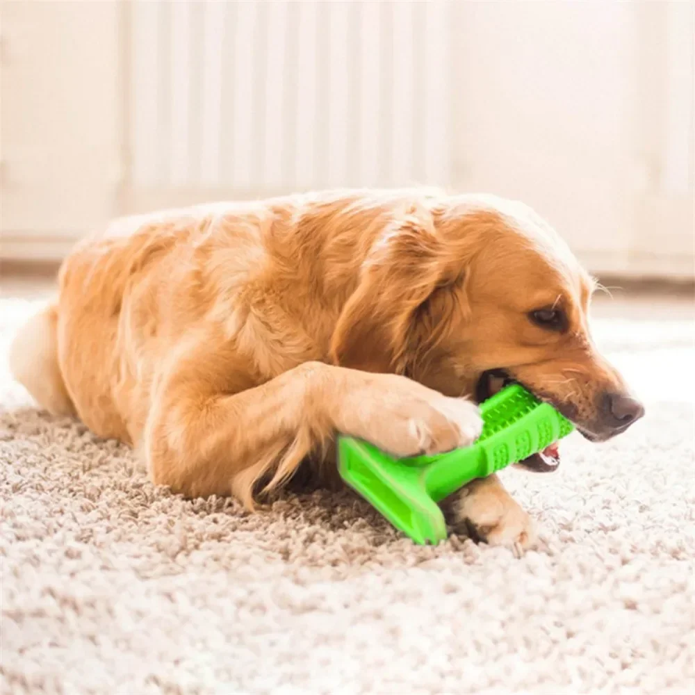 Cepillo dental para perros y cachorros con juguetes de goma prácticos - imagen 3