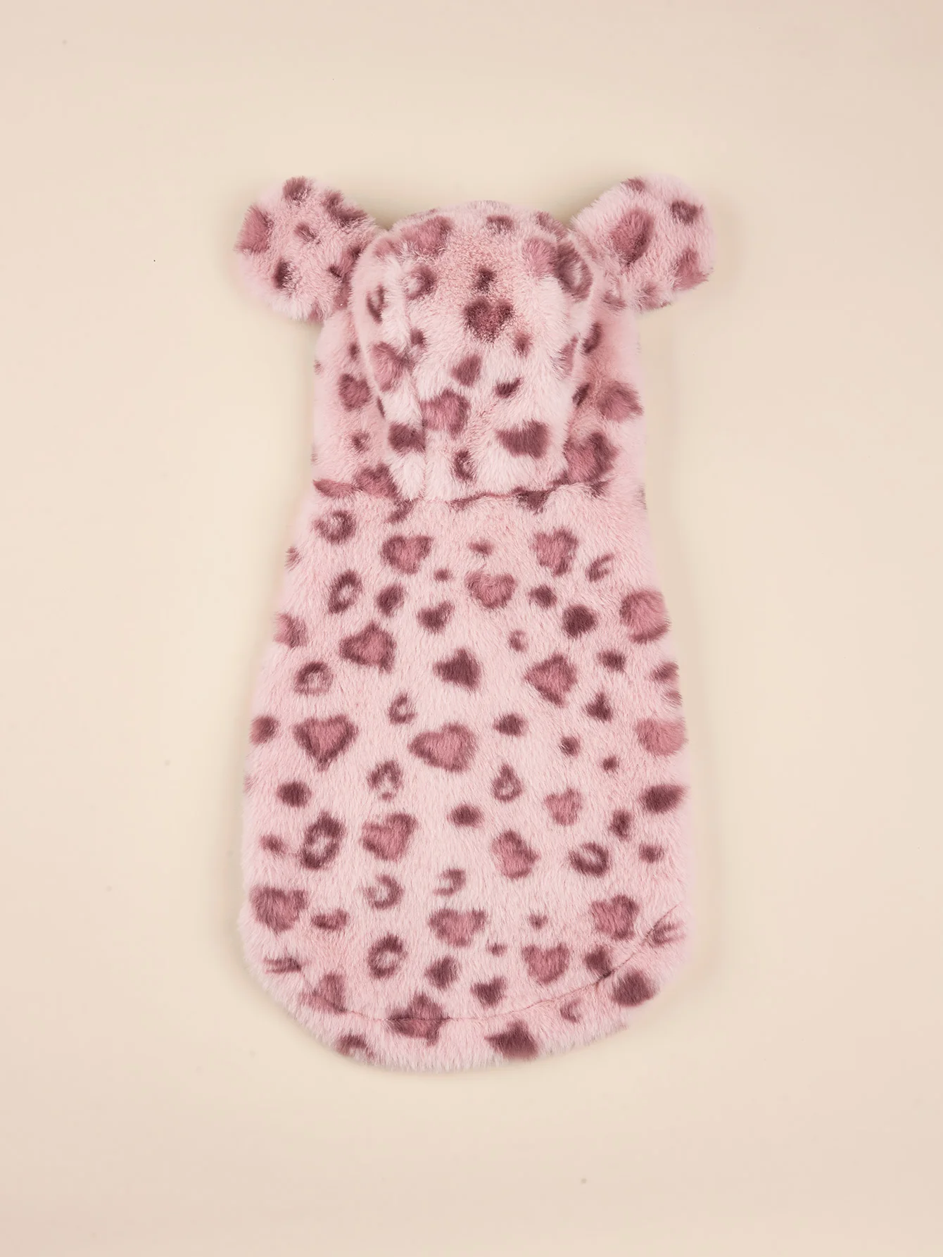 Ropa para mascotas para perros, gatos, cachorros, camiseta sin mangas con bonito gorro con orejas, abrigo peludo, sudadera, trajes para perros pequeños y medianos para invierno de otoño - imagen 3