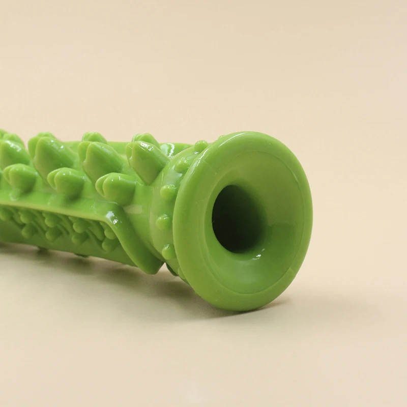 Cepillo de dientes para perros, palo de juguete para masticar, Molar de goma suave, juguetes interactivos para perros pequeños, juguete de comida duradero para masticar con fugas - imagen 4