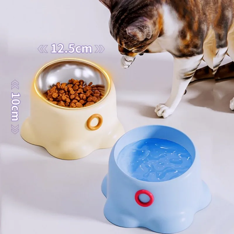 Tazón antiderrames de acero inoxidable para perros y gatos - imagen 4