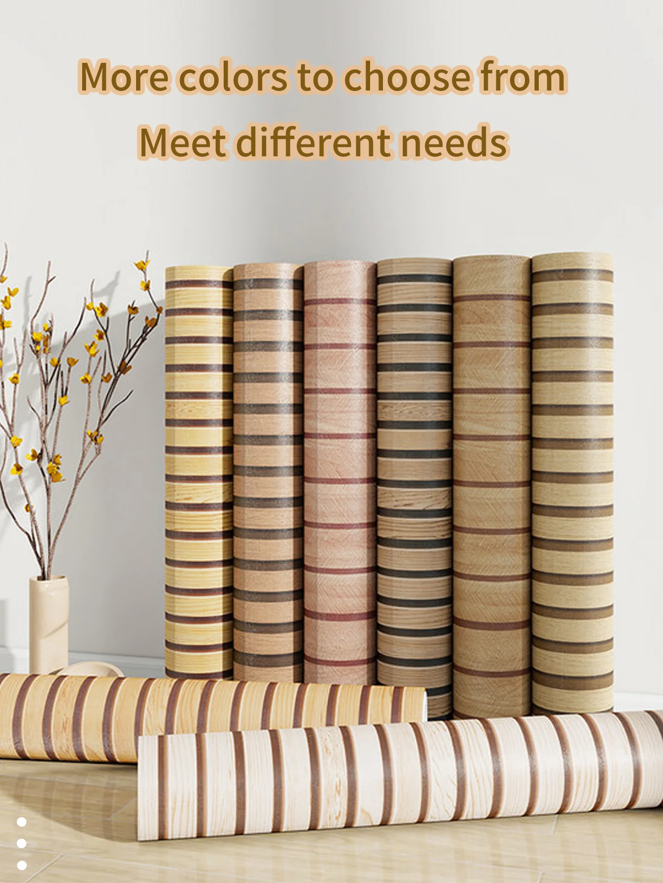 1 rollo de paneles de pared autoadhesivos para decoración del hogar, pegatinas de pared con diseño de rejilla texturizada, papel tapiz que se puede pelar y pegar inmediatamente, impermeable y fácil de limpiar, adecuado para decoración de baño, sala de estar, dormitorio, baño, etc. , Es una elección ideal para mejorar la estética general de la sala de estar. - imagen 3