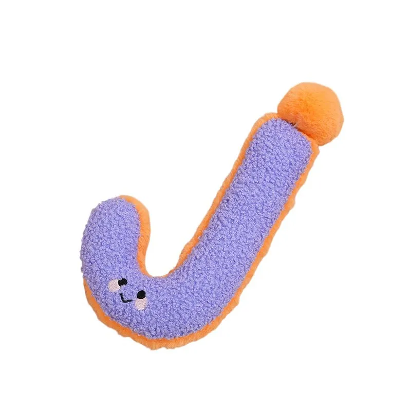Juguete de peluche resistente a mordidas con letras bordadas para perros y gatos - imagen 5