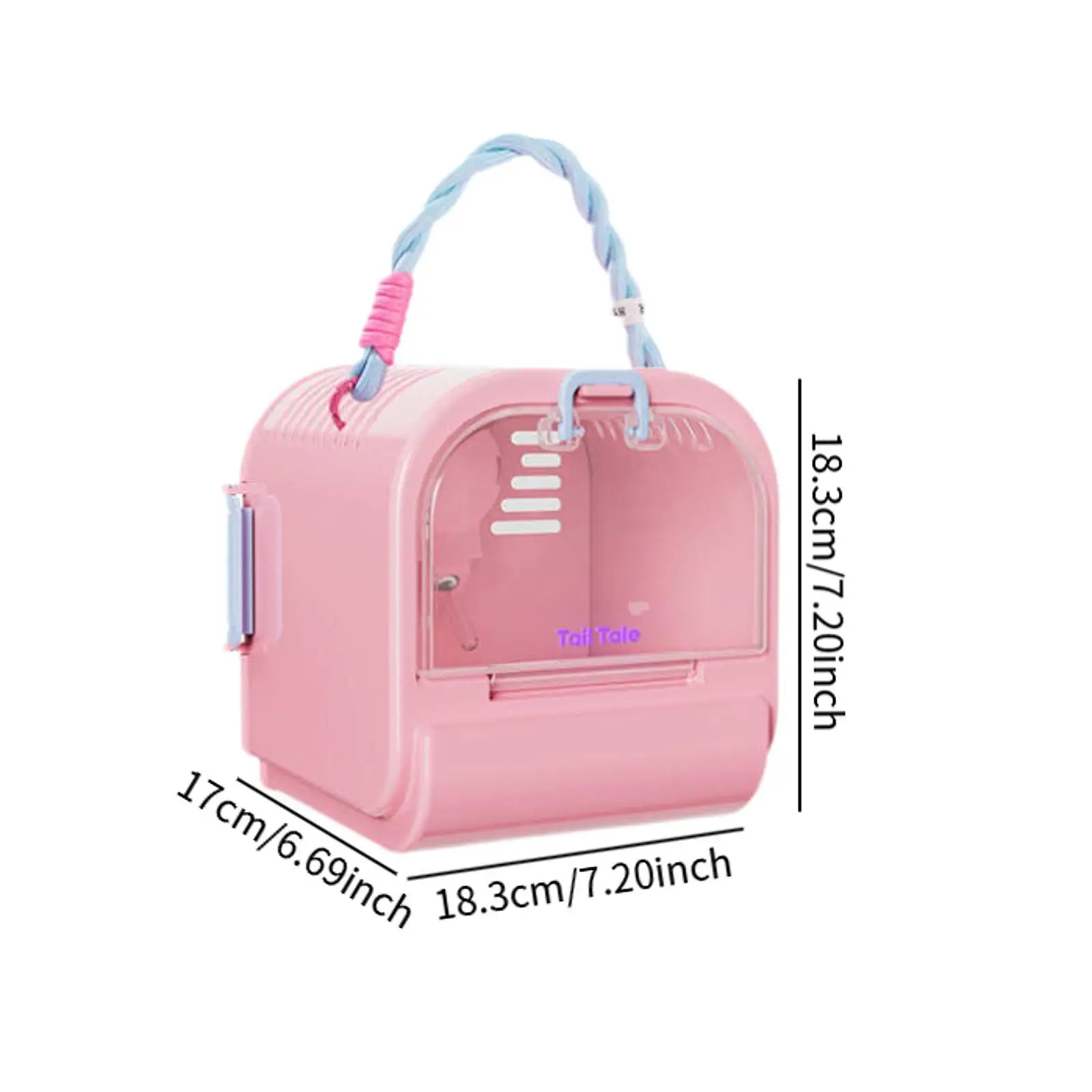 Hamster Travel Carrier Guinea Pig Cage for Chinchilla Dwarf Hamster Squirrel