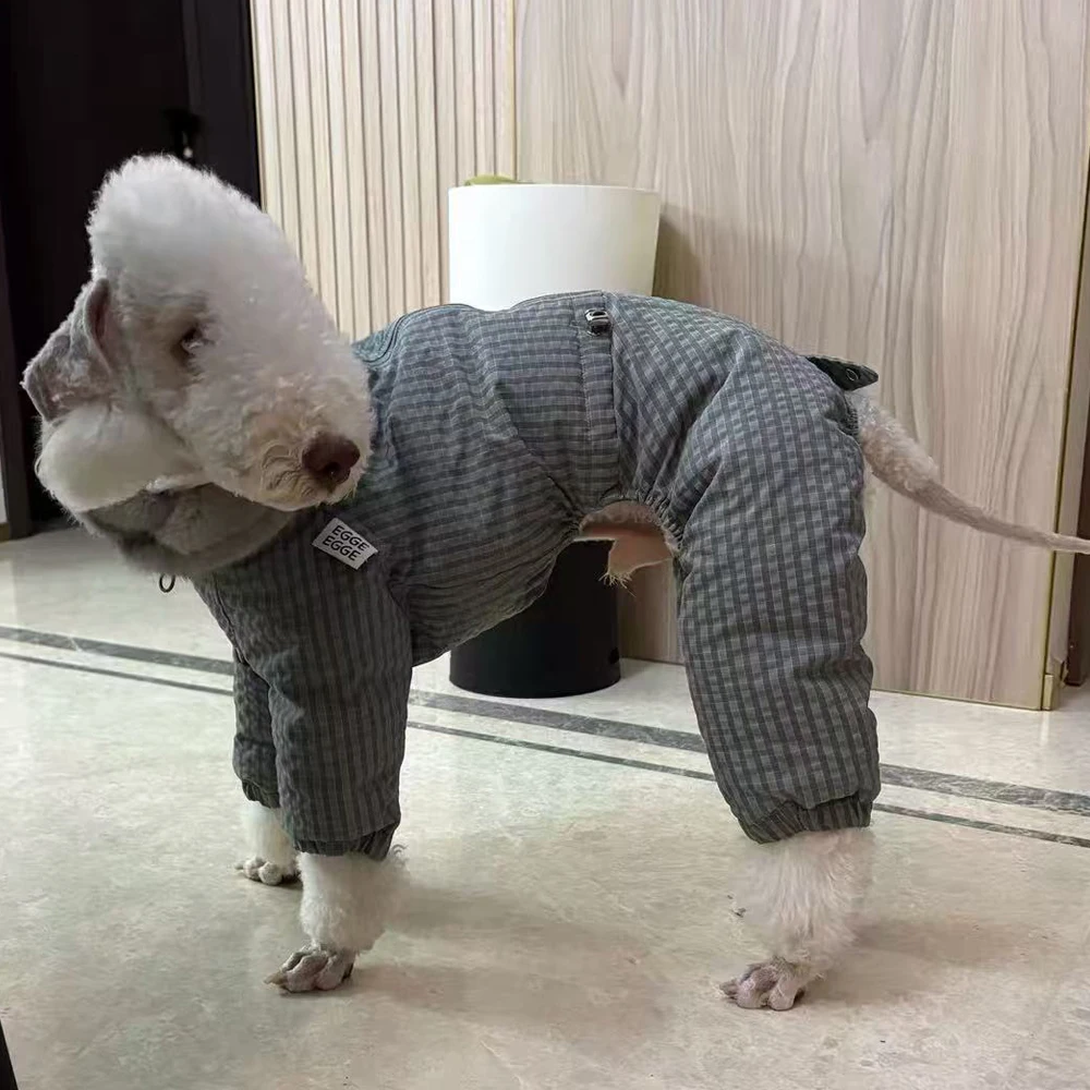 Abrigo invierno perro Bedlington cálido cortavientos impermeable - imagen 4