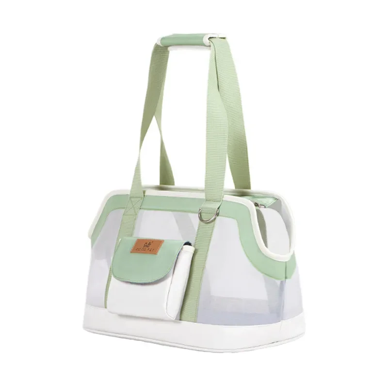 Bolsa para Gato, portátil, ligera, resistente a los arañazos, para salir, correa para el hombro, bolso de viaje para perros frescos de gran capacidad - imagen 5