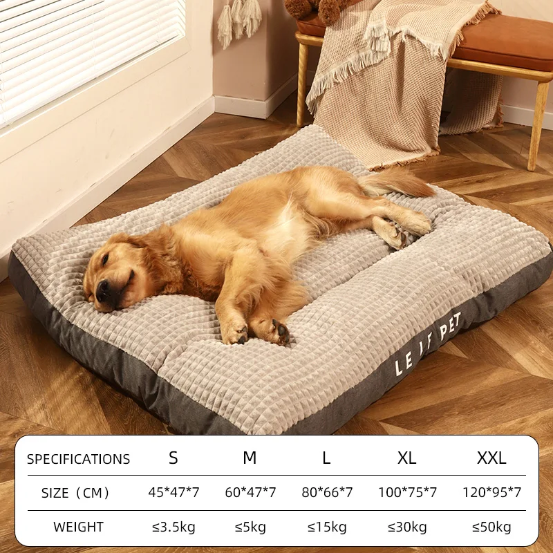 HOOPET-cama para dormir cálida de invierno para perros, manta suave de lana para mascotas, estera desmontable para cachorros y gatos, cojín para perros pequeños, medianos y grandes - imagen 5