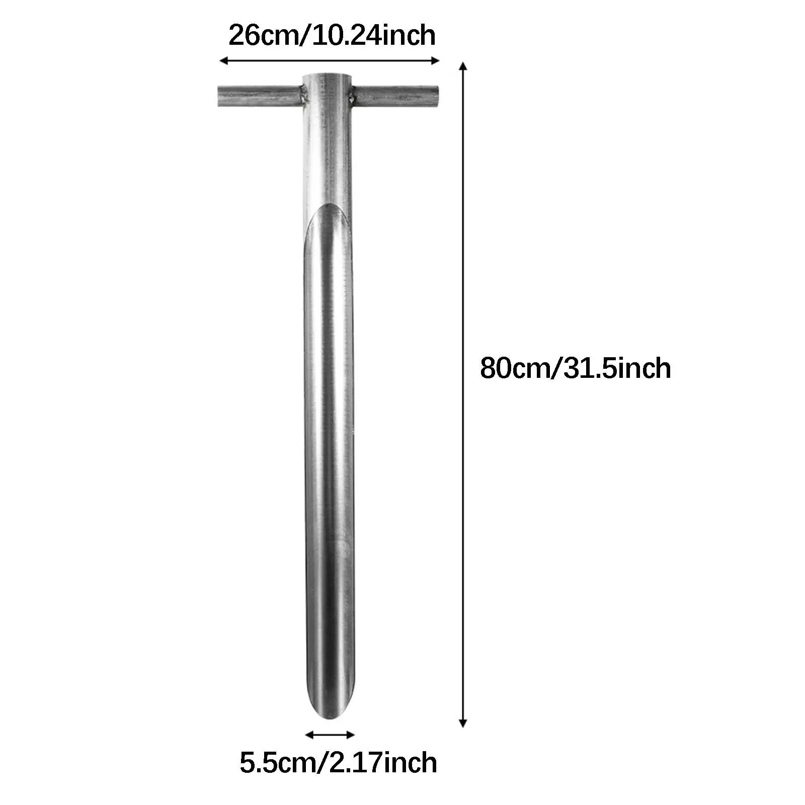 Soil Sample Probe Practical Reusable Versatile Ground Probe Rod T Shape Hole Digger Soil Sampling Tool for Golf Course Forestry Soil Sample Probe Practical Reusable Versatile Ground Probe Rod T Shape Hole Digger Soil Sampling Tool for Golf Course Forestry