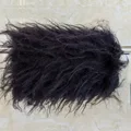 Black cylinder hair