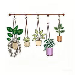 Decoración de Pared Metálica Creativa - Arte Colgante de Hierro 3D