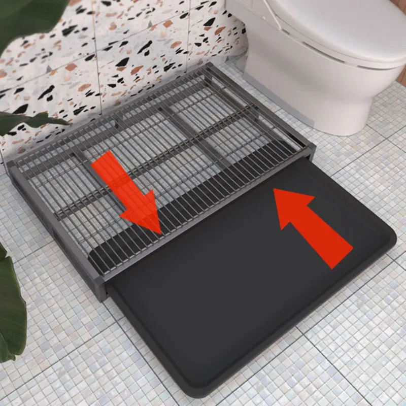 Dogotoilet inodoro de Interior para perros, de acero inoxidable para perros grandes cajas de arena, inodoros de entrenamiento, lavabo de arena, Herramientas de limpieza, suministros para mascotas - imagen 3