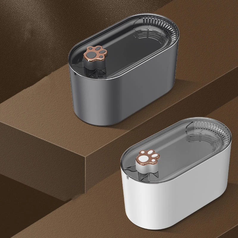 Fuente de agua inteligente para mascotas, alimentador automático de 3L con luz LED ultrasilenciosa, dispensador de bebidas eléctrico con USB - imagen 2